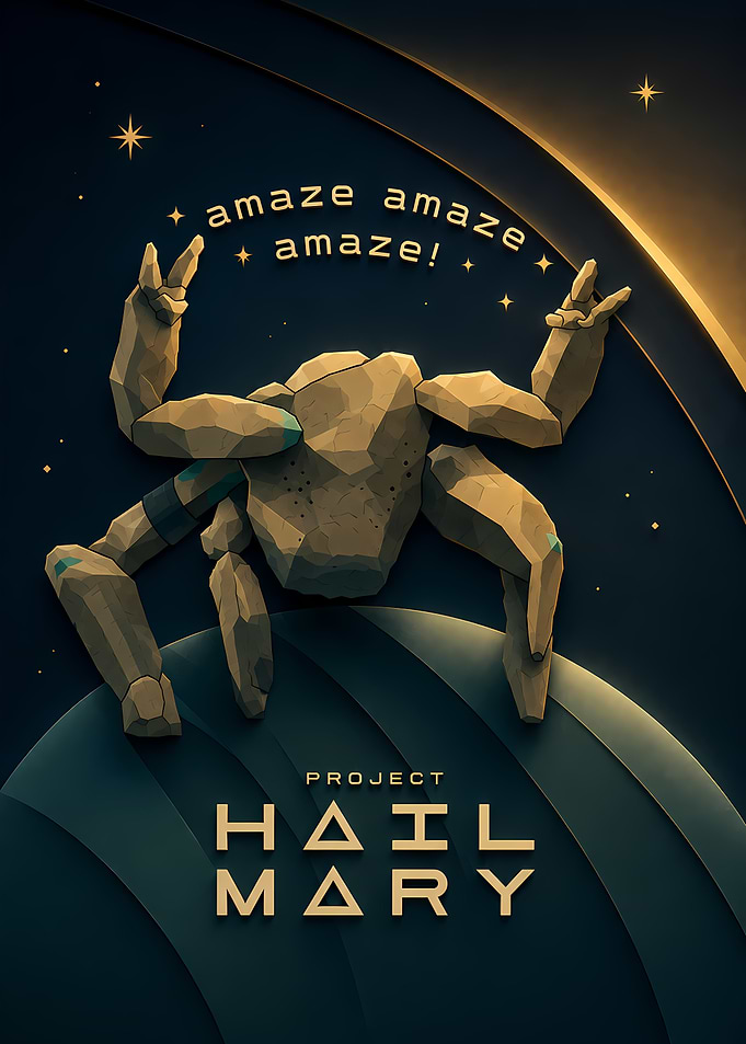 Project Hail Mary Rocky Poster