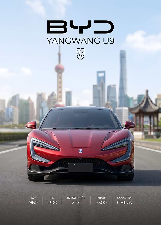 BYD Yangwang U9 Electric Supercar