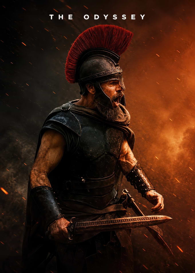 The Odyssey Spartan Warrior Poster