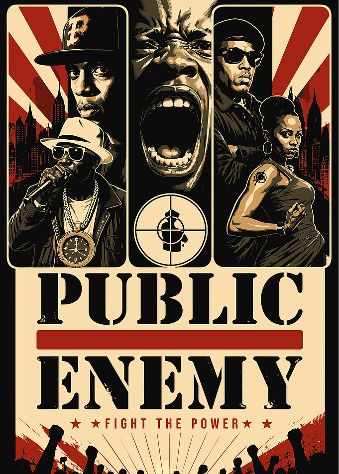 The Golden Age Rap Rebellion Poster