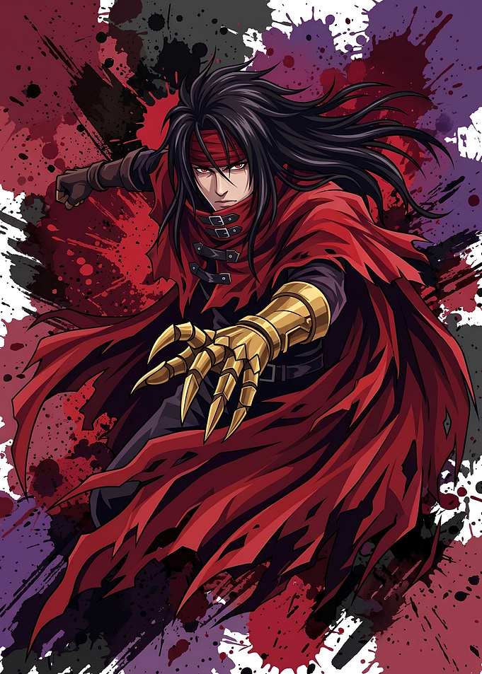 Vincent Valentine Final Fantasy VII Art