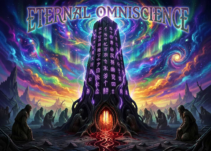 Eternal Omniscience Dark Fantasy Monolith