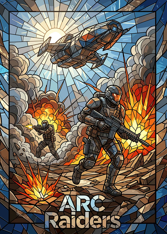 ARC Raiders Stained Glass Poster