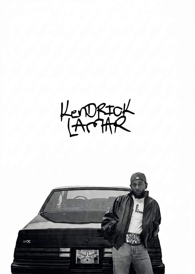 Kendrick Lamar with Buick GNX