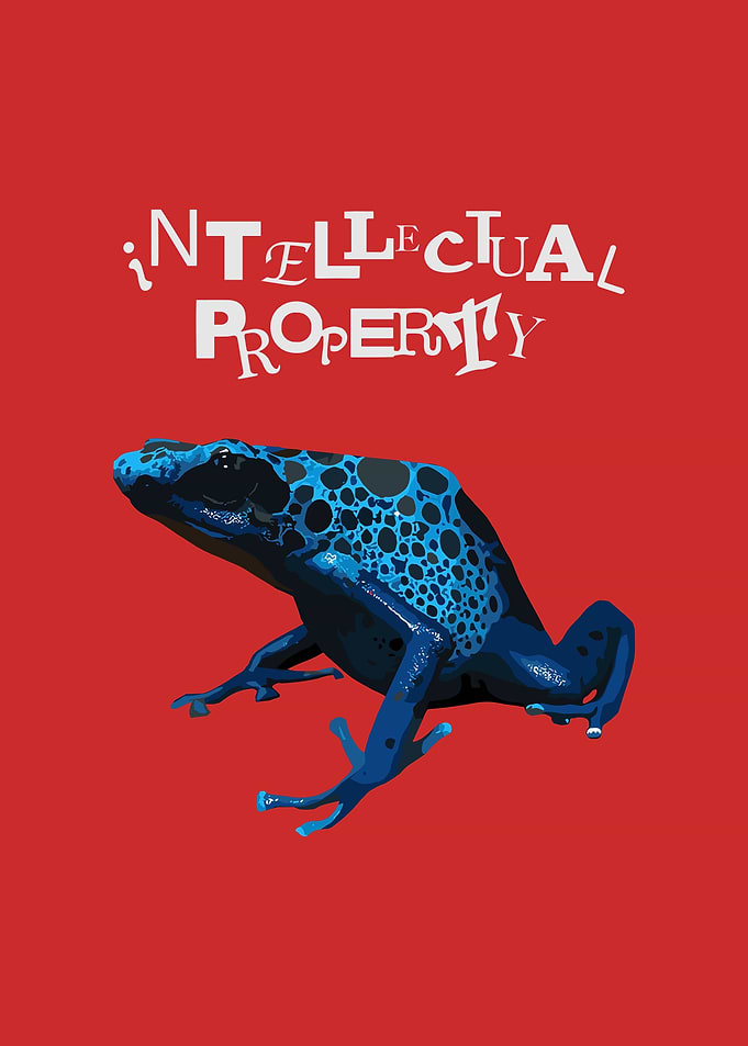 Intellectual Property Blue Poison Dart Frog