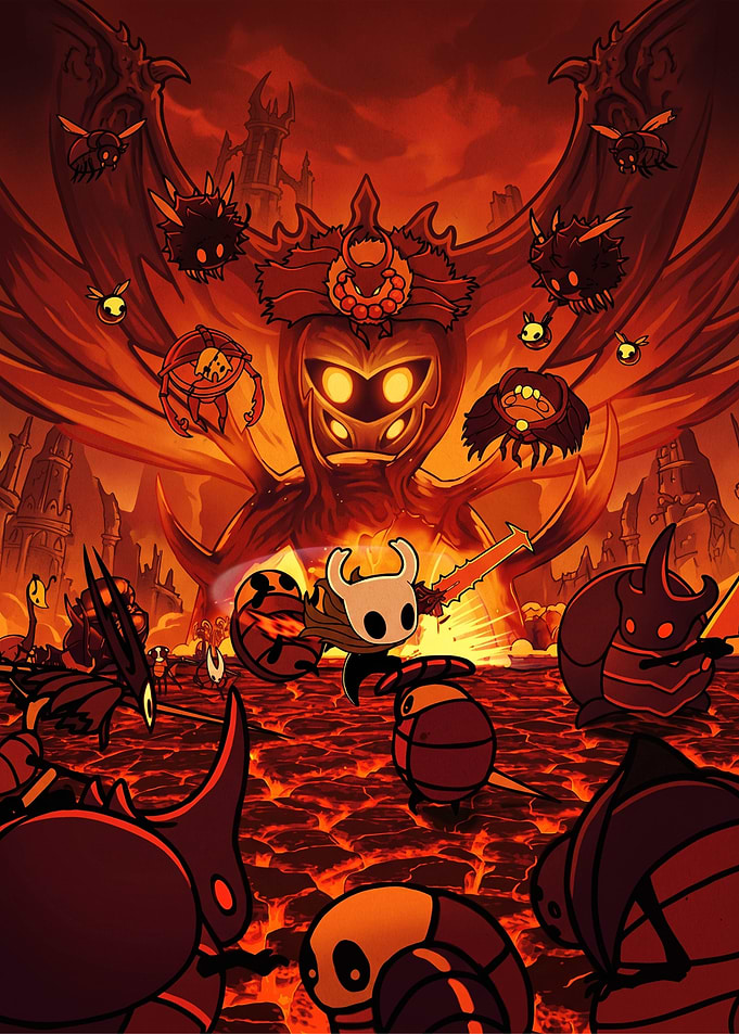 Hollow Knight Battle in Nightmare Realm