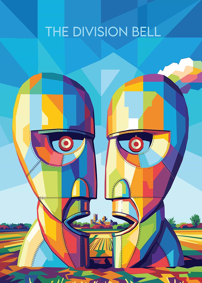 The Division Bell Pop Art Poster