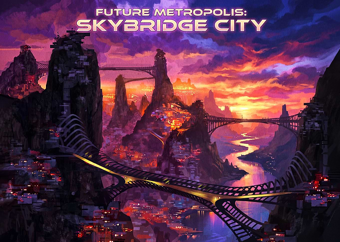 Future Metropolis Skybridge City
