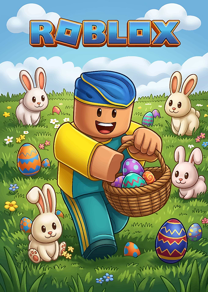 Roblox Easter Egg Hunt Illustration