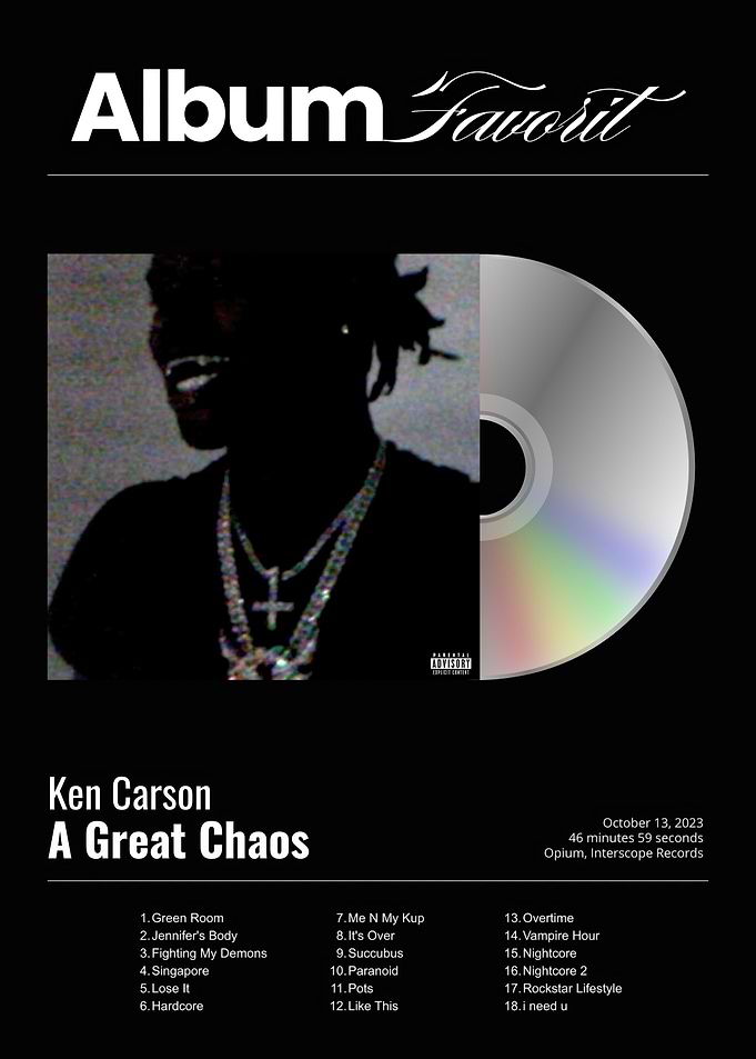 Ken Carson A Great Chaos Album Poster