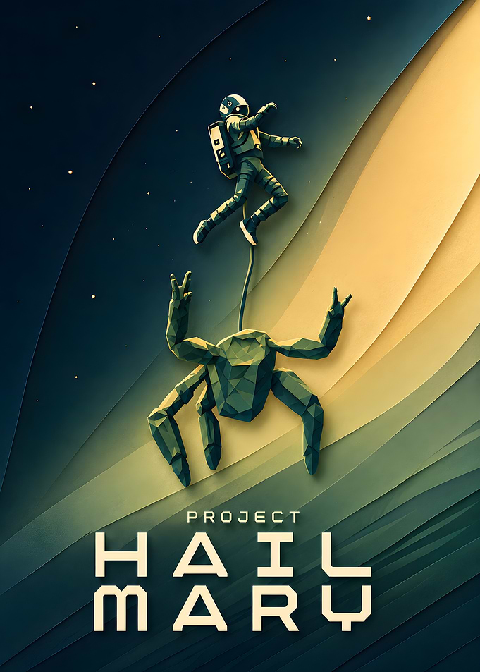 Project Hail Mary Space Poster