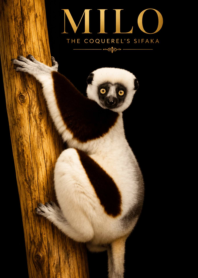 Milo the Coquerel's Sifaka Portrait