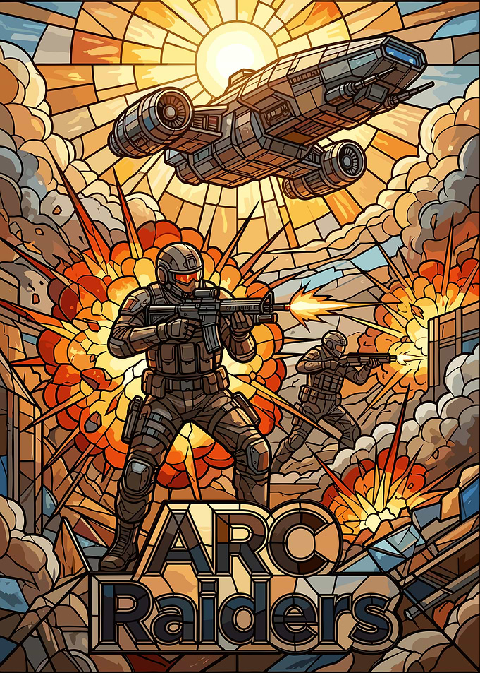 ARC Raiders Stained Glass Poster