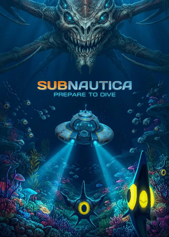 Subnautica Underwater Exploration Poster