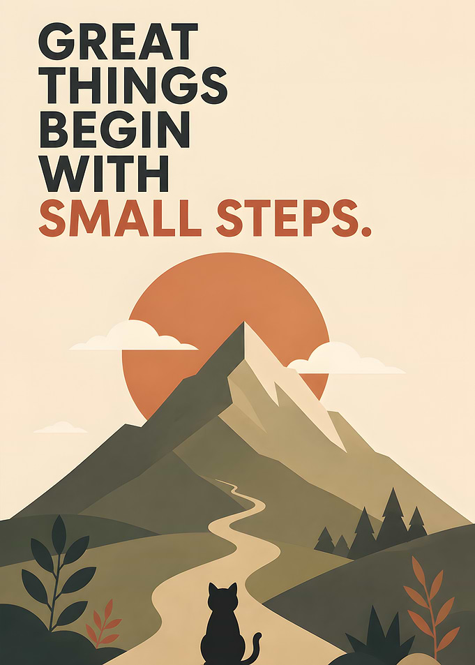 Great Things Begin With Small Steps