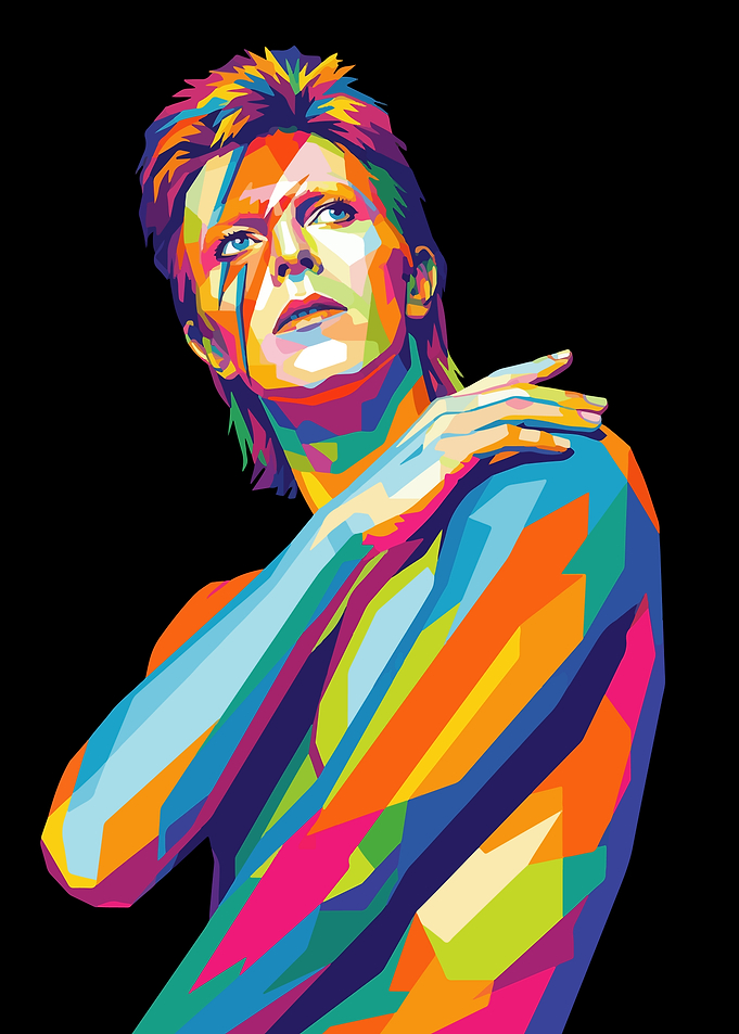David Bowie Pop Art Portrait