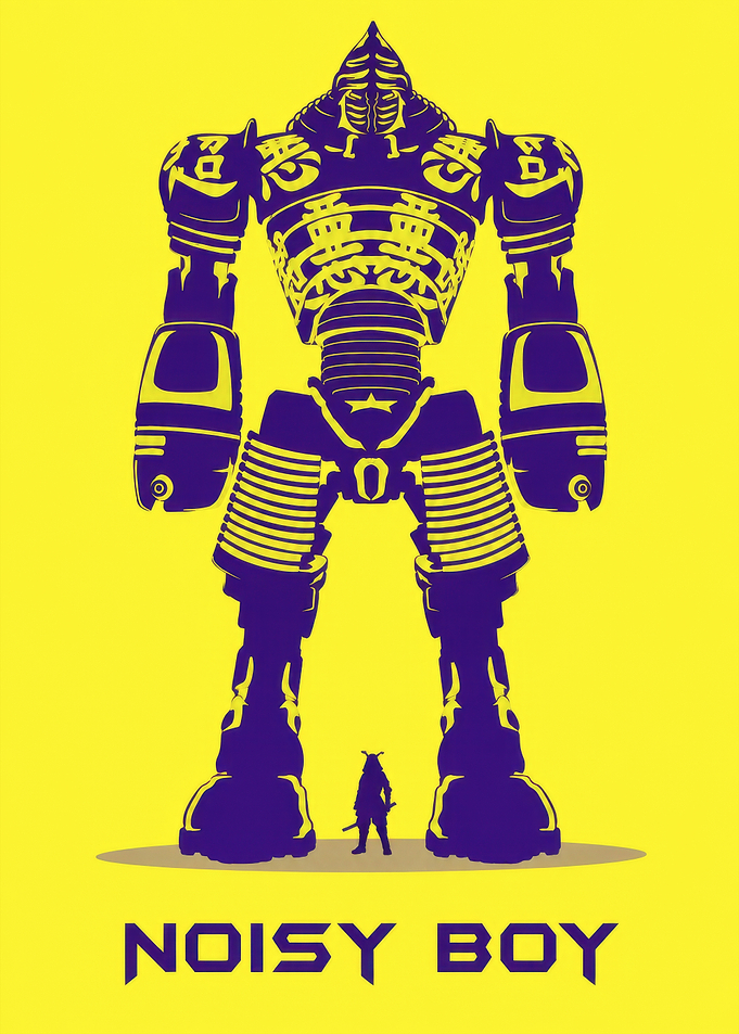 Noisy Boy Real Steel Robot Poster