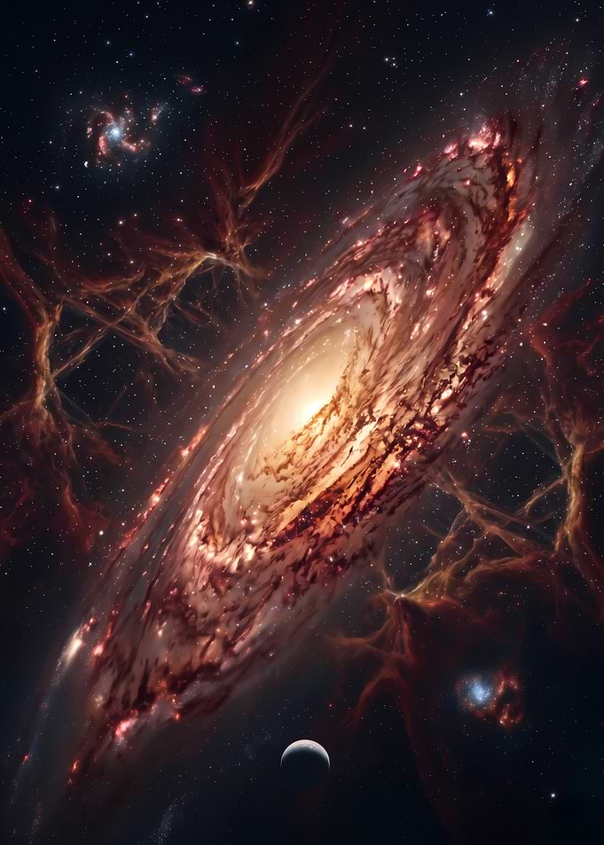 Stunning Spiral Galaxy in Deep Space