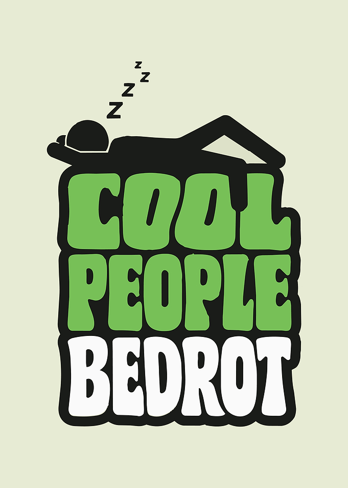Cool People Bedrot Graphic Design