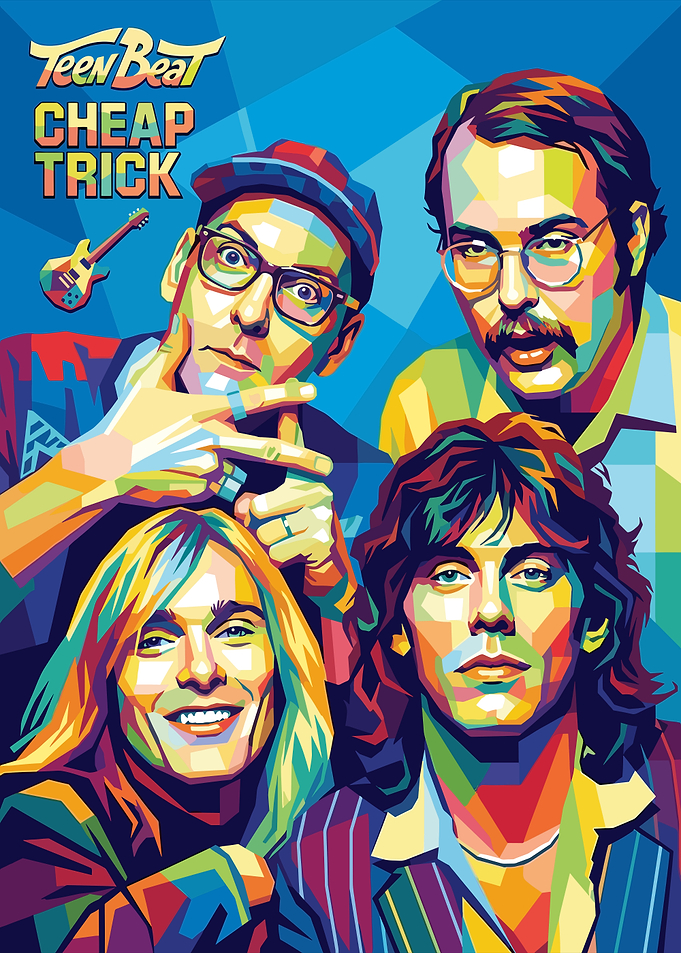 Cheap Trick Pop Art Poster
