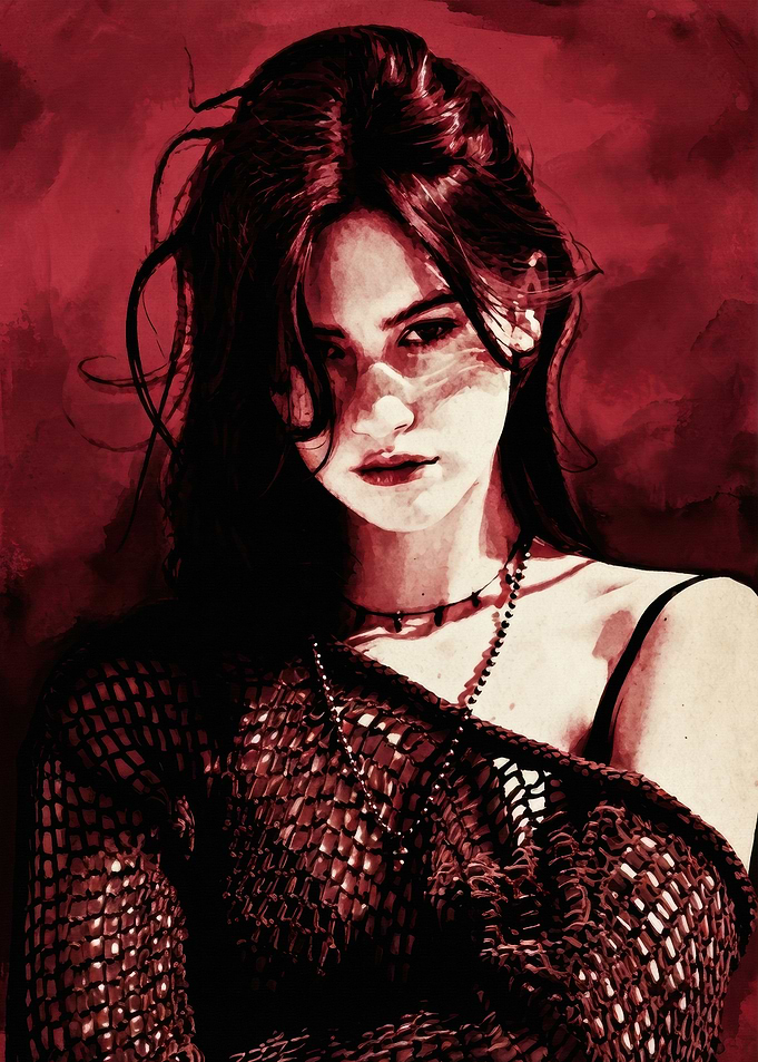 Portrait of a Woman in Red