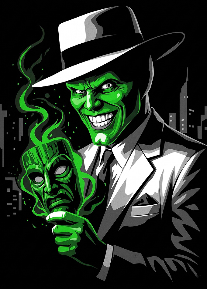 The Mask Character Illustration