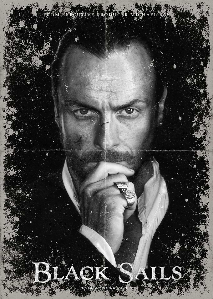 Black Sails Captain Flint Poster