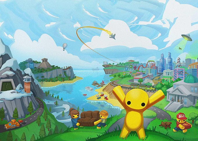 wobbly life Adventure Illustration