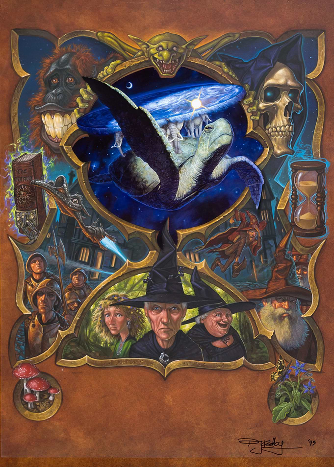 Discworld Fantasy Illustration by Josh Kirby
