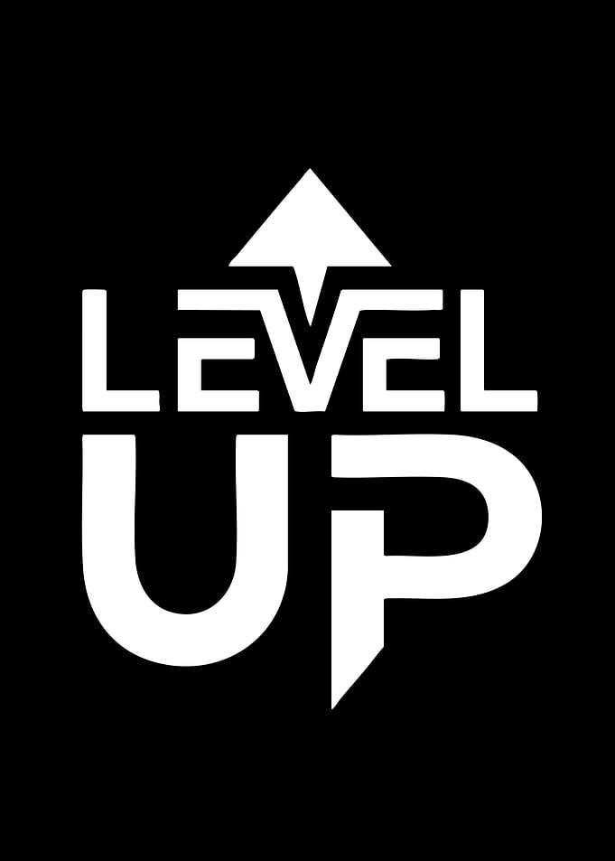 Level Up Gaming Typography Design