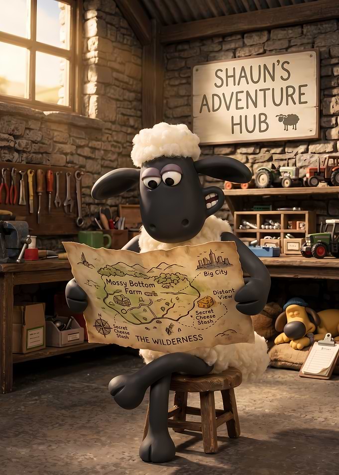 Shaun the Sheep Planning Adventure