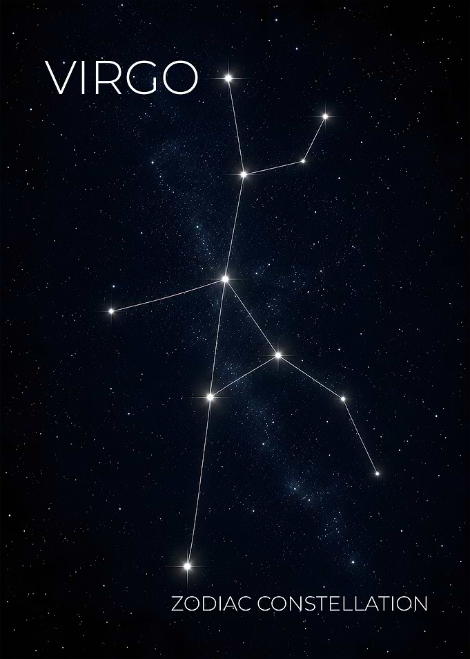 Virgo - The Maiden Constellation Poster