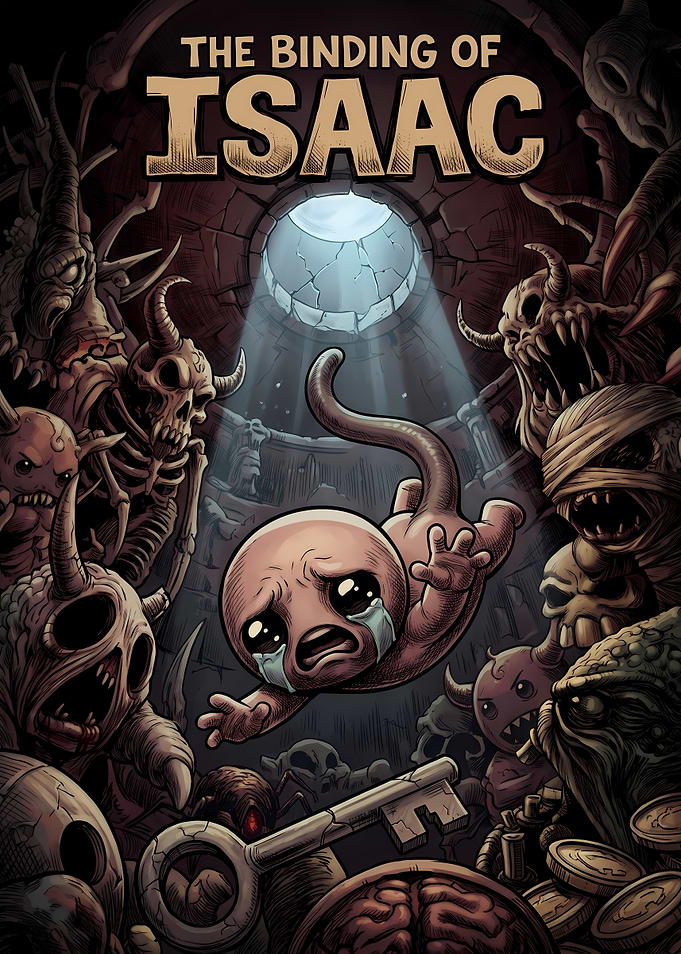 The Binding of Isaac Game Poster