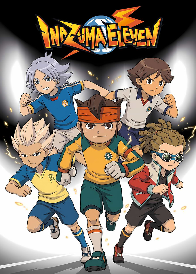 Inazuma Eleven Anime Soccer Team Poster
