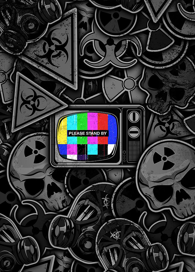 Post-Apocalyptic TV Stand By Wallpaper