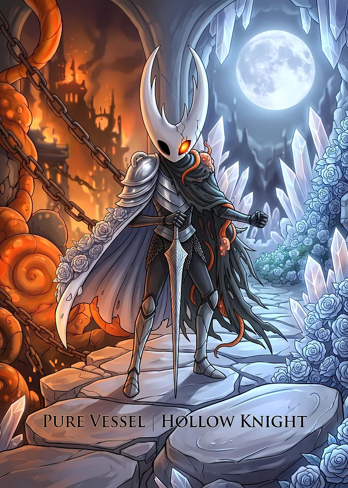 Pure Vessel Hollow Knight Fan Art