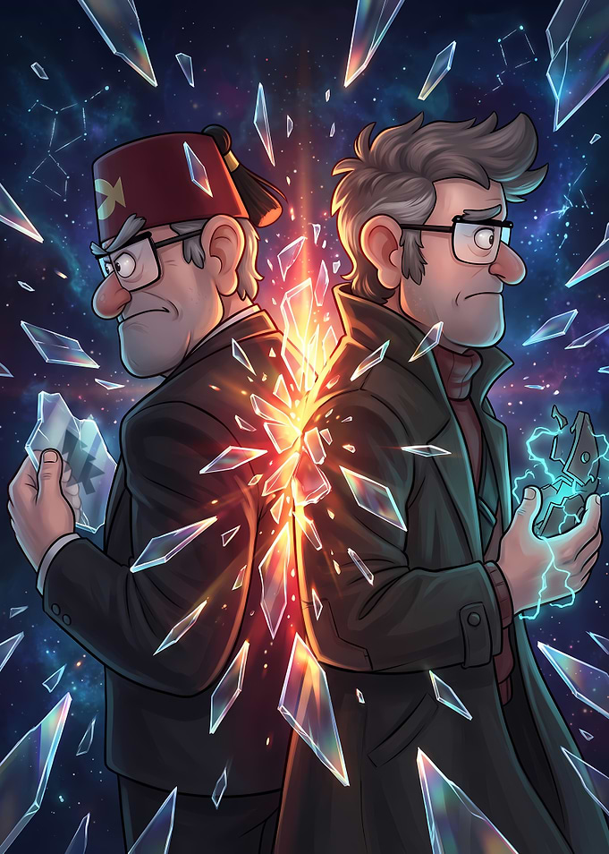 Gravity Falls Stan and Ford Pines