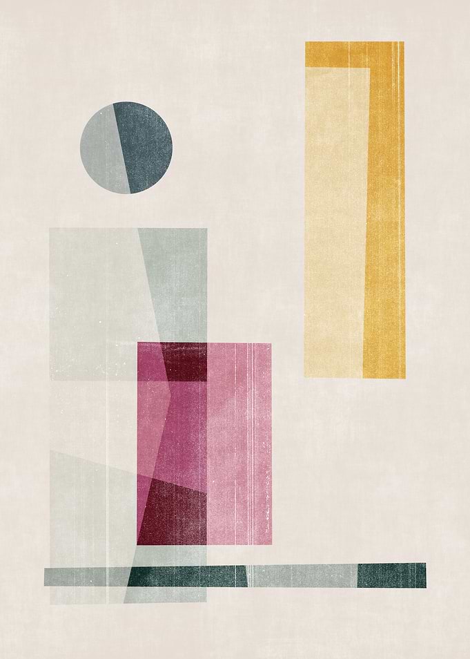 Colorful Geometric Composition 03