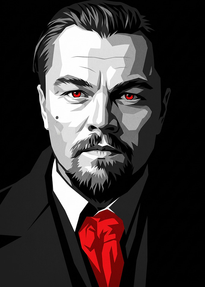 Leonardo DiCaprio Pop Art Portrait