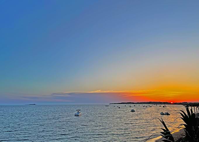 Serene Sunset in Corfu