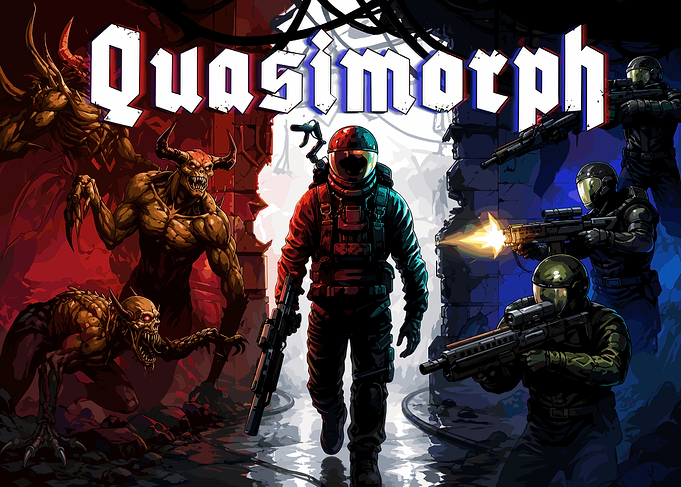 Quasimorph Video Game Key Art