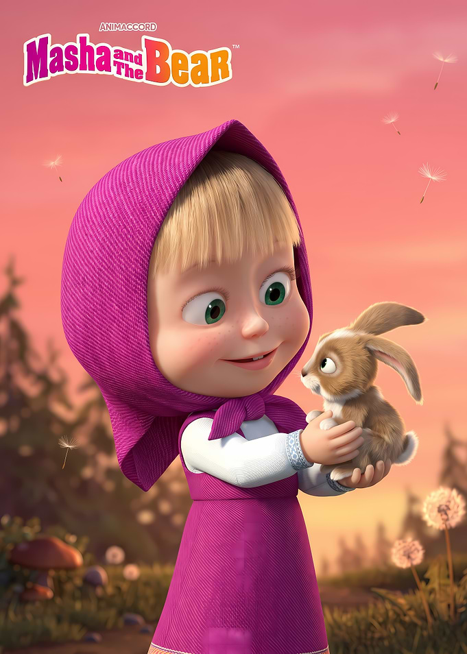 Masha and the Bear with Rabbit