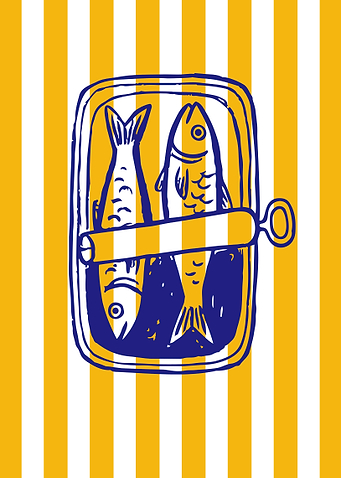 Sardines in a Can Illustration