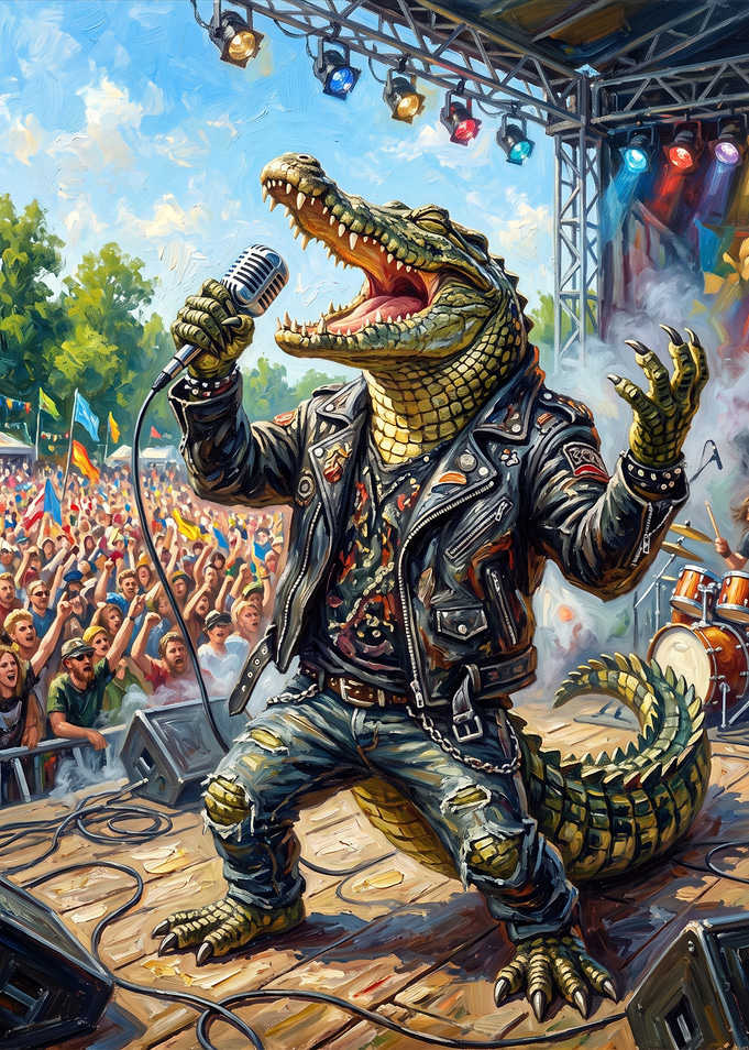 Crocodile Rock Star Performing Live