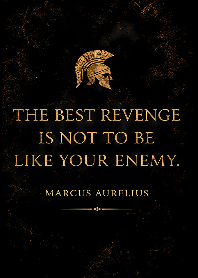 Marcus Aurelius Stoic Quote Poster