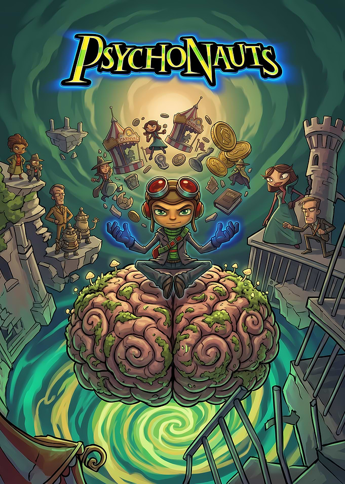 Psychonauts Video Game Key Art