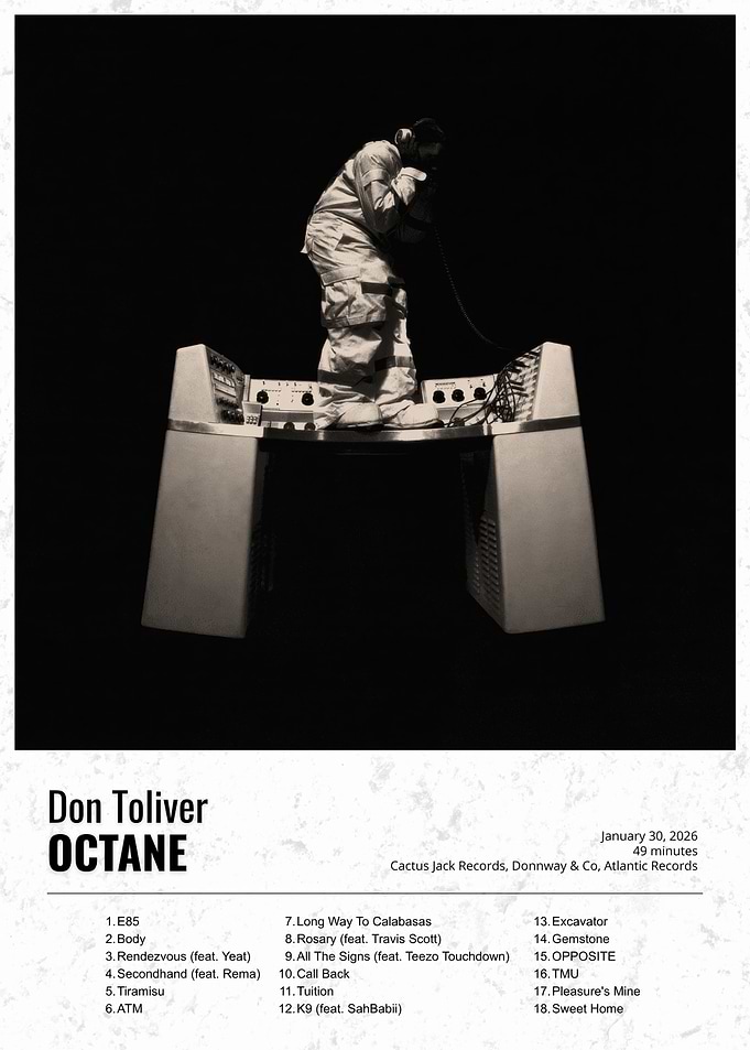Don Toliver Octane Album Poster