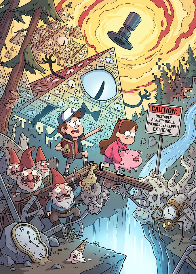 Gravity Falls Weirdmageddon Adventure Poster