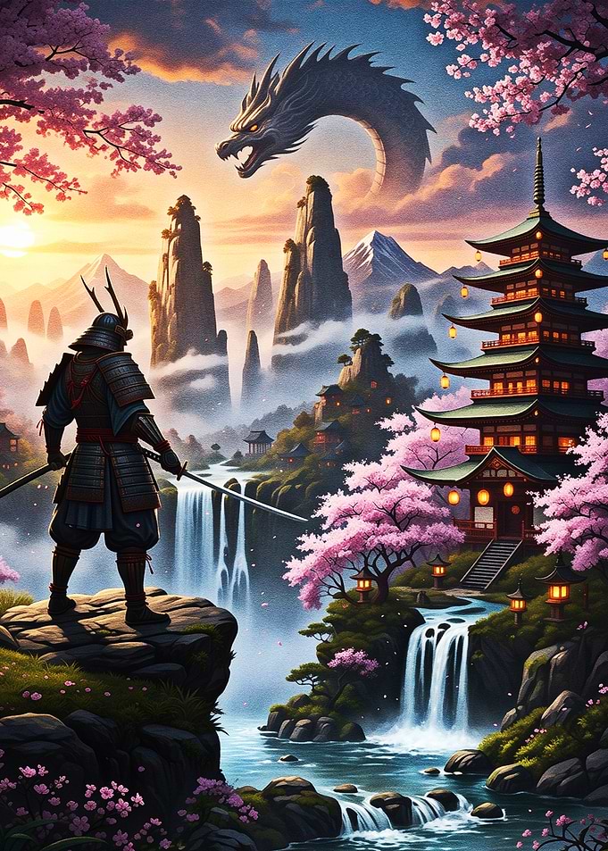 Samurai and Dragon