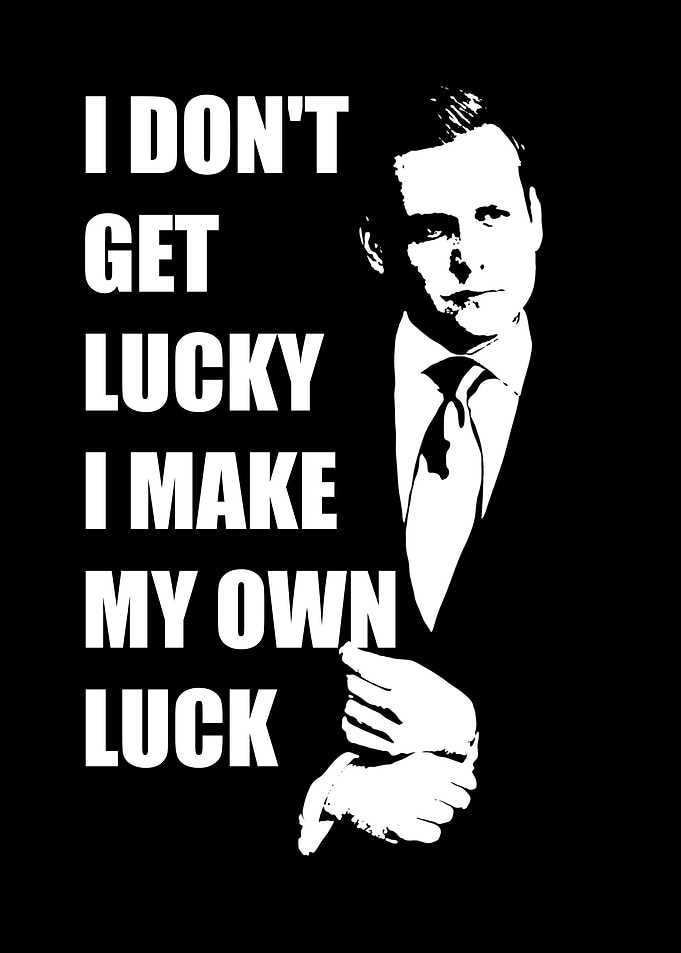 Harvey Specter Inspirational Quote Poster